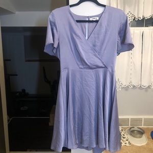 Express periwinkle dress, sz 8